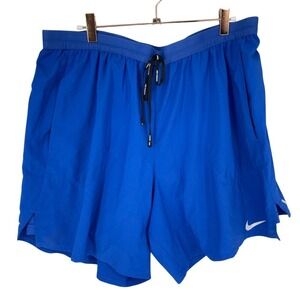 Nike Shorts Mens XXL Royal Blue Stride Running 2-in-1 Lined Dri Fit CJ5471-480